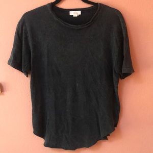 Black acid wash T-shirt